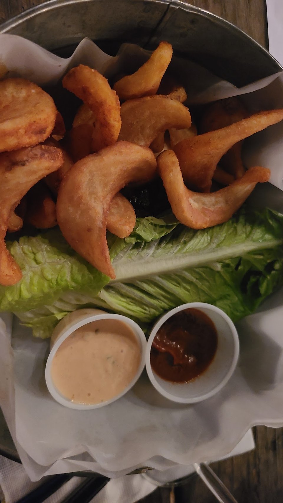 Printed menu for lunch, dinner, and snacks.